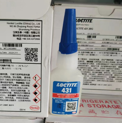 Loctite乐泰431瞬干胶 耐热性高粘度快干胶 20g
