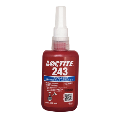 乐泰243loctite243螺纹锁固剂螺丝厌氧胶水耐机油防腐蚀密封