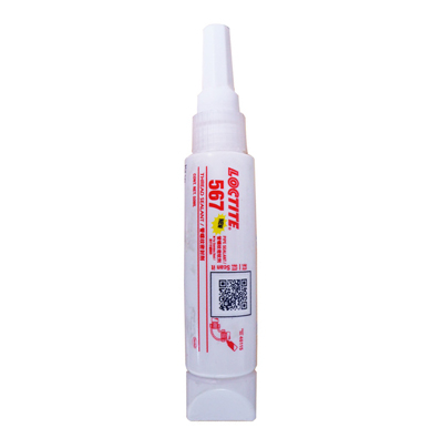 乐泰567管螺纹密封剂耐高温 Loctite567管道密封胶水螺丝锁固剂50ml