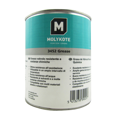 美国道康宁摩力克3452氟硅脂molykote 3452 Grease润滑密封油脂