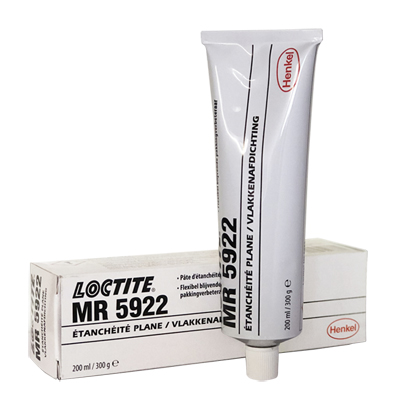 乐泰MR5922平面密封胶 loctite5922硅橡胶 法兰管件防渗漏 200ml