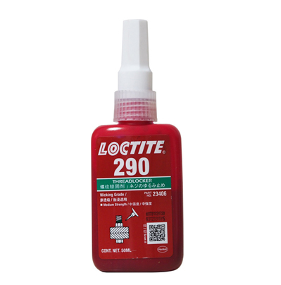 乐泰290胶水螺纹锁固剂 loctite290绿色渗透型防锈防腐蚀中强度密封焊缝胶水