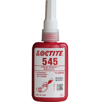 乐泰545金属管道螺纹密封胶loctite545耐油性液体胶水密封液压/气动 50ml/250ml