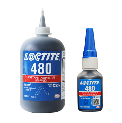 乐泰480胶水金属强力瞬干胶loctite480瞬干胶粘橡胶磁铁快干胶 20g/480g