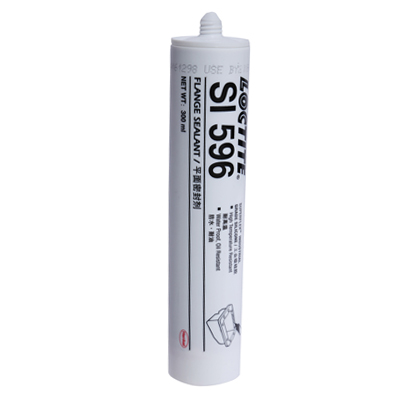 乐泰596平面密封胶loctite596耐高温硅橡胶密封胶垫片胶红色300ml/85g