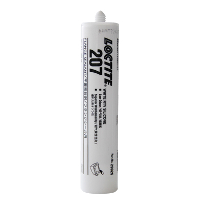 乐泰207胶水 Loctite207平面密封硅橡胶 透明 白色防水密封胶85g/300ml