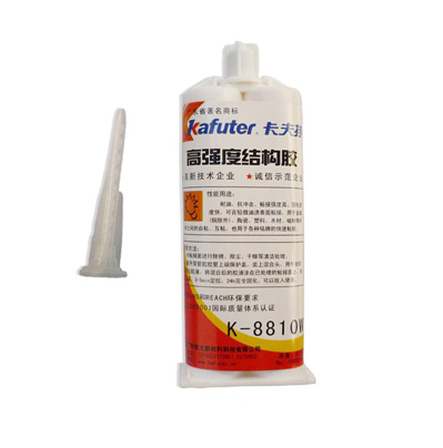 卡夫特K-8810W结构胶粘金属木材陶瓷塑料铝合金铁焊接胶AB胶50ml