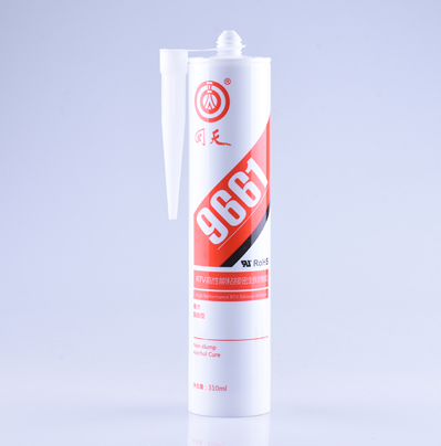 回天9661太阳能光伏组用密封胶粘接密封阻燃硅胶310ml